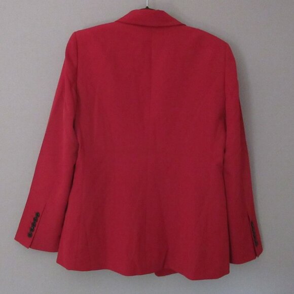 KOBI HALPERIN Burnt Red Jordanna One Button Blazer - Picture 4 of 4